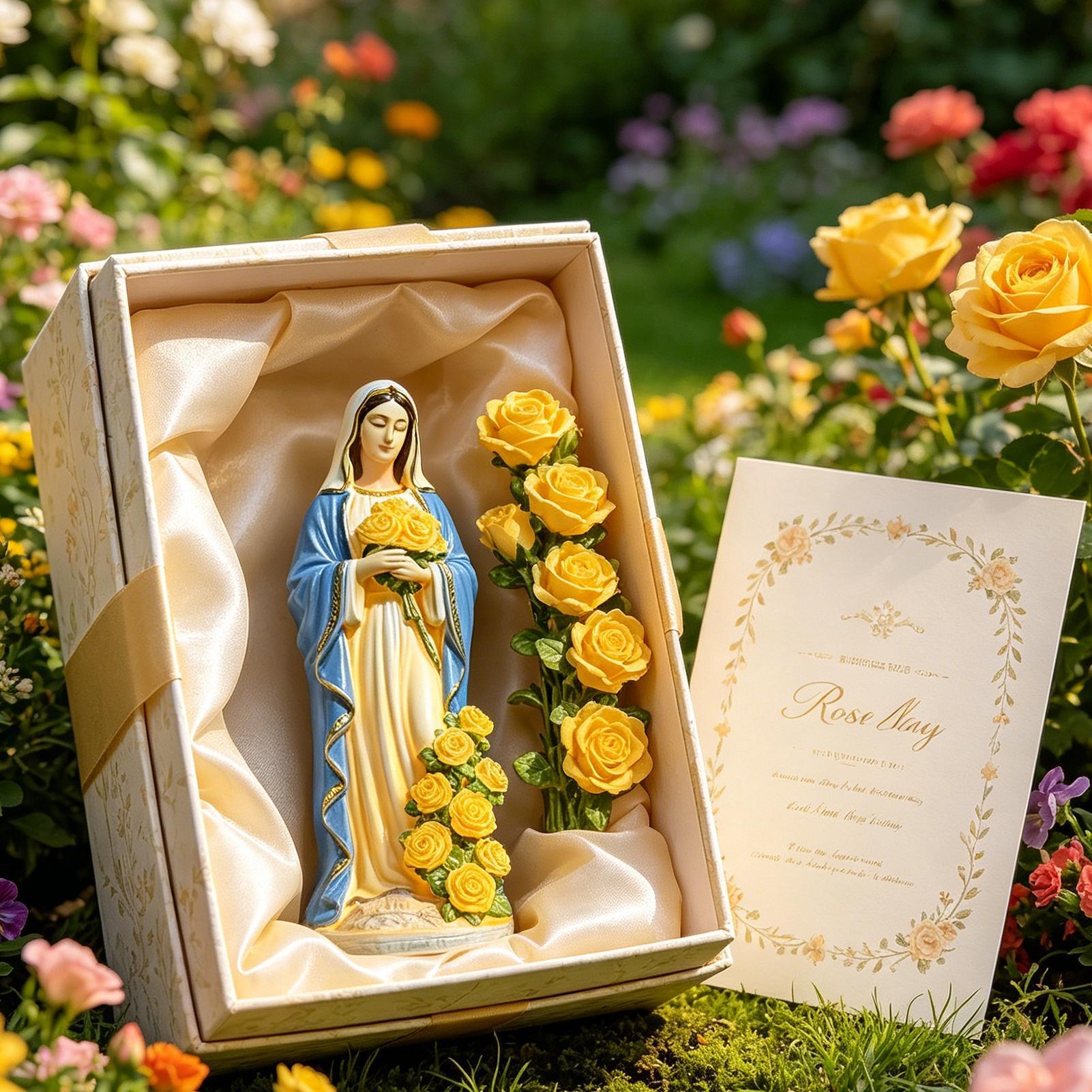 Virgin Mary Solar Statue Garde - Farming And Agriculture ulasan dan harga