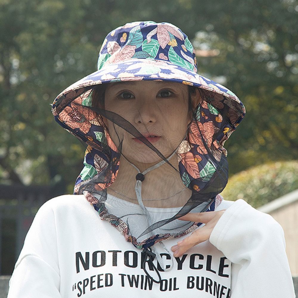 Printing Bee Mosquito Hat Sun  - Agriculture Farming Hats ulasan dan harga