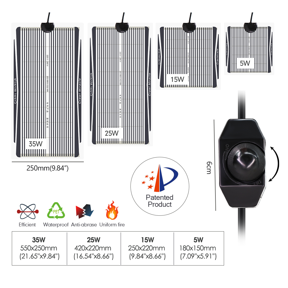 EU/AU/UK/US Graphene Material  - Seedling Heat Mat ulasan dan harga